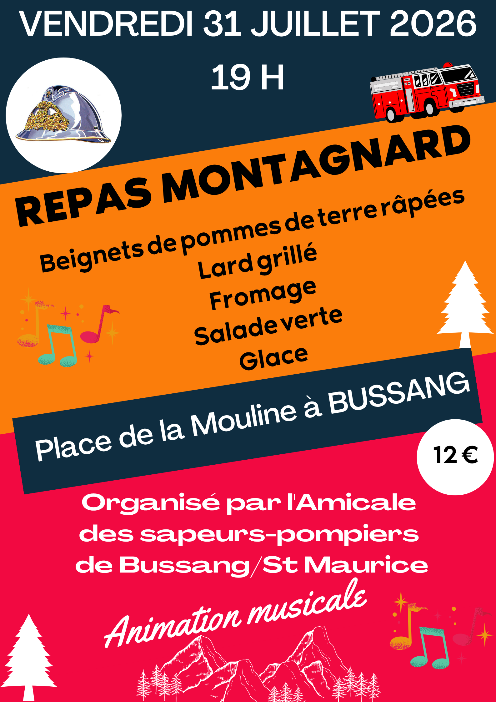 REPAS MONTAGNARD à BUSSANG